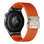 Cinturino per orologio in nylon elastico con fibbia paracadute da 20 mm (arancione)