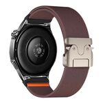 Cinturino per orologio in nylon elastico con fibbia a paracadute da 20 mm (viola fumo)