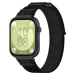 Per Huawei Watch Fit 3 Kalevol Wild Path Cinturino in nylon (nero + grigio)