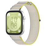 Per Huawei Watch Fit 3 Kalevol Wild Path Cinturino in nylon (giallo + grigio)