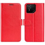Per Asus ROG Phone 9 / 9 Pro R64 Texture Custodia in pelle con flip orizzontale (rosso)