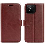 Per Asus ROG Phone 9 / 9 Pro R64 Texture Custodia in pelle con flip orizzontale (marrone)