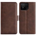 Per Asus ROG Phone 9 / 9 Pro Custodia in pelle con fibbia magnetica orizzontale a doppio lato (marrone)