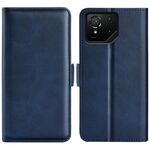 Per Asus ROG Phone 9 / 9 Pro Custodia in pelle con fibbia magnetica orizzontale a doppio lato (blu scuro)