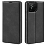 Per Asus ROG Phone 9 / 9 Pro Retro-skin Custodia in pelle con ventosa magnetica (nero)