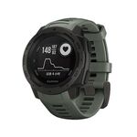 Per Garmin Instinct 22mm Kalebol cinturino in silicone con fibbia in acciaio (verde militare)