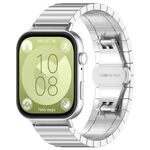Per Huawei Watch Fit3 Kalebol Cinturino in acciaio inossidabile solido (argento)