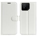 Per Asus ROG Phone 9 / 9 Pro Custodia in pelle con supporto orizzontale con texture Litchi (bianco)