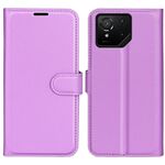 Per Asus ROG Phone 9 / 9 Pro Custodia in pelle con supporto orizzontale con texture Litchi (viola)