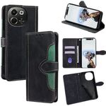 Per Tecno Pova 6 Neo 5G Custodia in pelle con fibbia magnetica Skin Feel (nero)