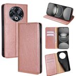Per Tecno Spark 30 4G Gloss Oil Solid Color Magnetic Leather Phone Case (Oro Rosa)