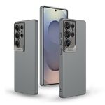 Per Samsung Galaxy S25 Ultra 5G GKK Custodia per telefono PC con obiettivo in scala ultrasottile e tutto compreso (grigio)