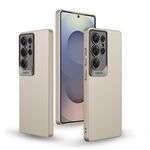 Per Samsung Galaxy S25 Ultra 5G GKK Custodia per telefono PC ultrasottile e all-inclusive con obiettivo in scala (grigio titanio)