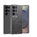 Per Samsung Galaxy S25 Ultra 5G GKK Custodia per telefono in pelle cerata e olio con lente a scala (grigio)