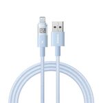 Cavo di ricarica rapida Baseus Display 2.4A USB-A a 8 pin, lunghezza: 1 m (blu)