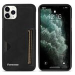 Per iPhone 11 Pro Max Forwenw F5 Series Integrated Card Bag Custodia per telefono (nero)