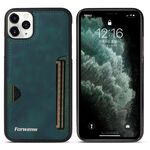 Per iPhone 11 Pro Max Forwenw F5 Series Integrated Card Bag Custodia per telefono (verde)