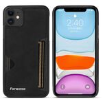 Per iPhone 11 Forwenw F5 Series Integrated Card Bag Custodia per telefono (nero)