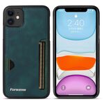 Per iPhone 11 Forwenw F5 Series Integrated Card Bag Custodia per telefono (verde)