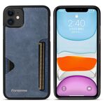 Per iPhone 11 Forwenw F5 Series Integrated Card Bag Custodia per telefono (blu)