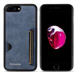 Per iPhone 7 Plus / 8 Plus Forwenw F5 Series Integrated Card Bag Custodia per telefono (blu)