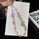 Heidi Beads Bow Pendant Cellulare String (Rosa)