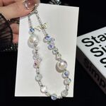Heidi Beads Bow Pendant Cellulare String (Bianco)