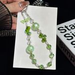Heidi Beads Ciondolo a fiocco per cellulare (verde)