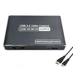 C10 con ingresso microfono/uscita audio Scheda di acquisizione video HDMI 4K Adattatore USB 3.1 per streaming live