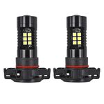 1 paio di fendinebbia a LED ad alta potenza per auto a luce bianca (PSX24W)