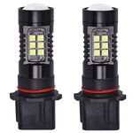 1 paio di fendinebbia a LED ad alta potenza per auto a luce bianca (P13W)