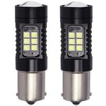 1 paio di fendinebbia a LED ad alta potenza per auto a luce bianca (1156)