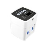 Sistema di irrigazione automatico Smart Dual Pump 20 gocciolatori Kit per piante da giardino - Alimentazione a batteria/elettrica Spina AU