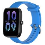 Per Amazfit Bip3 20mm cinturino in silicone testurizzato con diamanti (cielo blu)