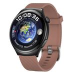 Per Huawei Watch 4 Pro 22mm Cinturino in silicone testurizzato con diamanti (rosa)