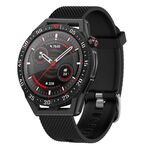 Per Huawei Watch GT Runner 22mm Cinturino in silicone testurizzato con diamanti (rosso)