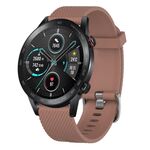 Per Huawei Watch GT 2E 22mm cinturino in silicone testurizzato con diamanti (rosa)