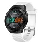 Per Huawei Watch 3 Pro Nuovo cinturino in silicone testurizzato con diamanti da 22 mm (bianco)