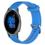 Per Garmin Venu 2 22mm cinturino in silicone testurizzato con diamanti (cielo blu)