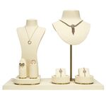 Espositore per gioielli da finestra, collana, orecchini, anello, supporto per gioielli, set 8