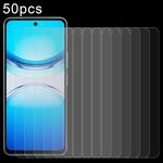 Per vivo Y300t / iQOO Z10x 50 pezzi 0,26 mm 9H 2,5D Pellicola in vetro temperato