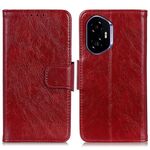 Custodia per telefono in pelle con texture Nappa per Honor 400 (rosso)