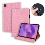 Per Lenovo Tab K10C / E10 Custodia per tablet in pelle goffrata con texture di vitello (rosa)