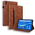 Per Lenovo Tab K10C / E10C Business Custodia antiurto orizzontale in pelle per tablet (marrone)