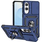 Per Samsung Galaxy S25 Edge 5G Custodia per telefono con supporto scorrevole Camshield (blu)