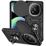 Per Redmi Note 14 Pro+ 5G Custodia per telefono con supporto scorrevole Camshield globale (nero)