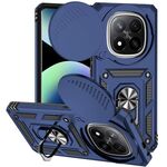 Per Redmi Note 14 Pro+ 5G Custodia per telefono con supporto scorrevole globale Camshield (blu)