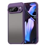Per Google Pixel 10 Pro XL Fan Dun Series TPU Hybrid PC Custodia per telefono glassata (viola)