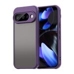 Per Google Pixel 10 Fan Dun Series TPU Hybrid PC Custodia per telefono glassata (viola)