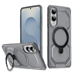 Per Samsung Galaxy S25 Edge 5G Custodia per telefono con supporto MagSafe satinato (grigio)